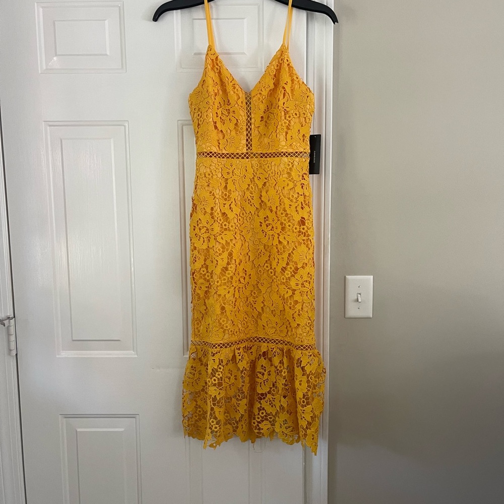 Yellow summer dress